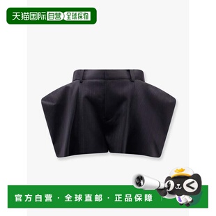 1h可退 香港直邮Sacai 女士 白垩色条纹短裤 2608364 black黑色