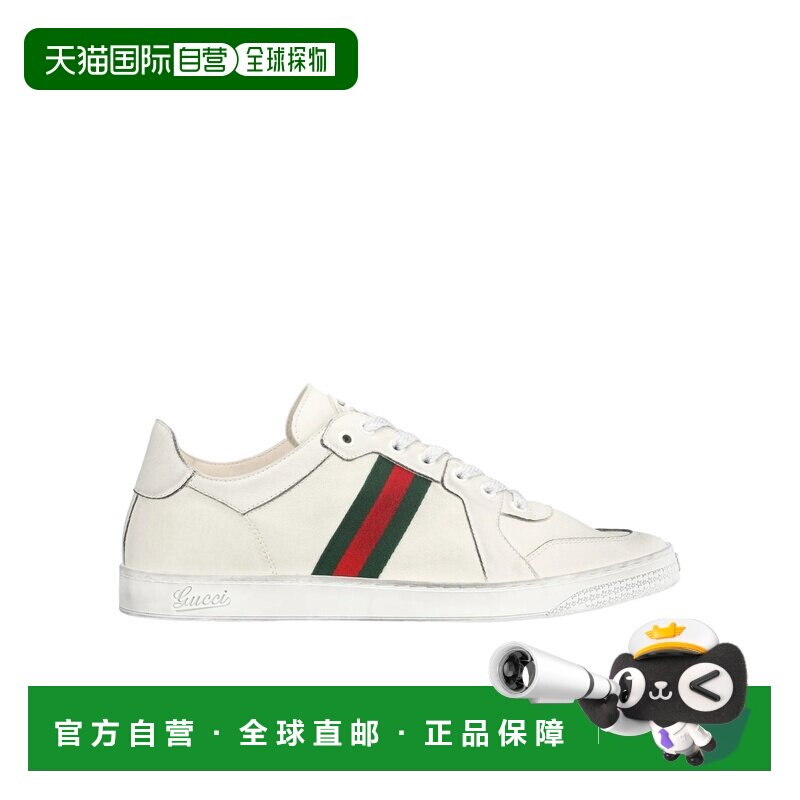 1h可退 Gucci Stretch 运动板鞋 864140AAGFF图片
