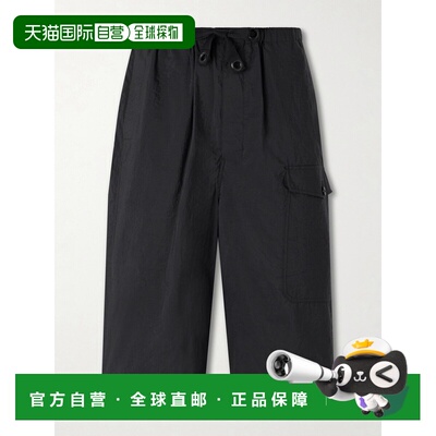 1h可退 香港直邮Lemaire 男士 工装短裤 PA1290LF1563 black黑色