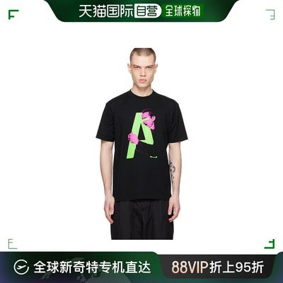 香港直邮Undercover 图案印花 T 恤 UC1C3807BLACK