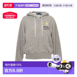 字母动物图案纯色拉链连帽卫衣女款 Lauren Ralph 海外直邮Polo
