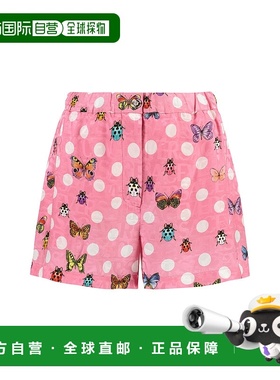 香港直邮Versace 范思哲 女士 圆点印花短裤 10112911A08211