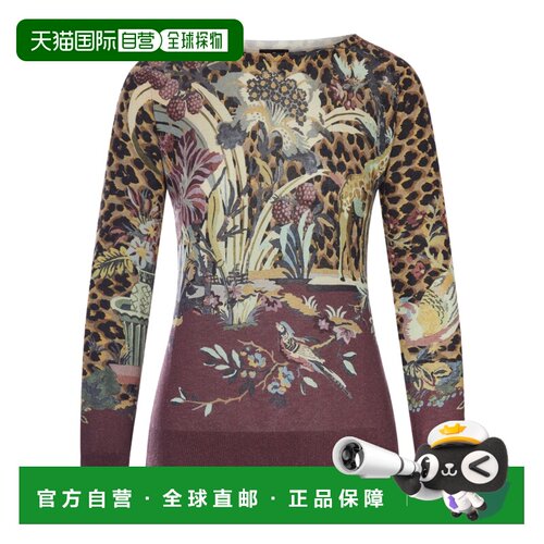 香港直邮ETRO 女士针织衫 WRKE0424AK172X0866 AW2026 花色 长袖