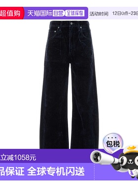 1h可退 香港直邮AGOLDE 女士 Curve 深蓝天鹅绒低腰牛仔裤 A28818