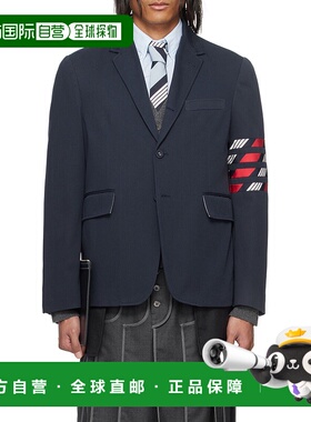 香港直邮Thom Browne 4条纹单排扣西装外套 MJU490CF0572