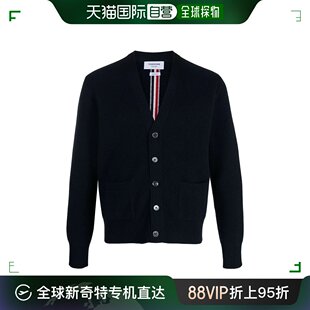 Browne V领羊毛针织开衫 汤姆 男士 MKC556AY1 布朗 香港直邮Thom