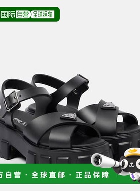 1h可退 香港直邮Prada 普拉达 女士 Monolith 防水台凉鞋高跟