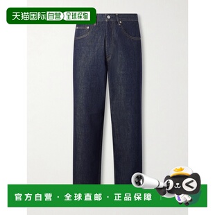 1h可退 香港直邮AURALEE 男士 深蓝棉质牛仔裤 A00P03DMINDIGO