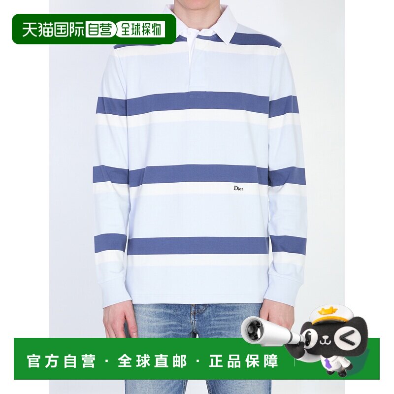 香港直邮dior 迪奥 桀傲 男士 长袖Polo衫 683J810A3044589