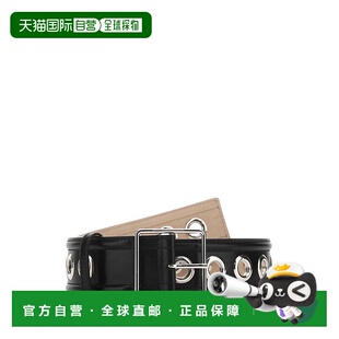 1h可退 香港直邮MCQUEEN 亚历山大 麦昆 女士 孔眼腰带 7334091BR