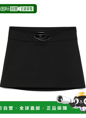 香港直邮Diesel 迪赛 女士 迷你羊毛半身裙包臀裙 A143880PHAL