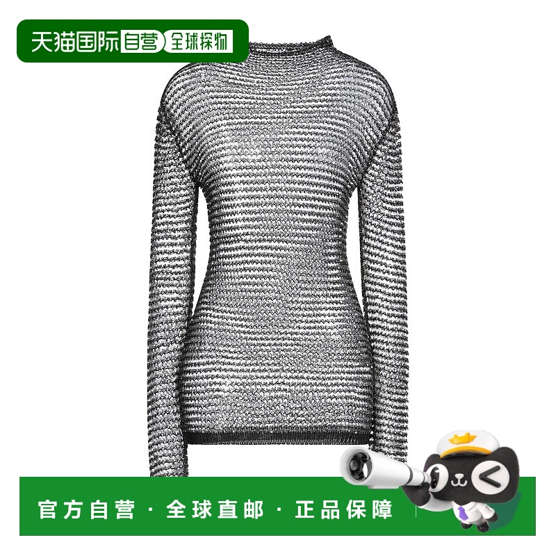 香港直邮Balmain 巴尔曼 女士 高领上衣 black黑色 舒适时尚