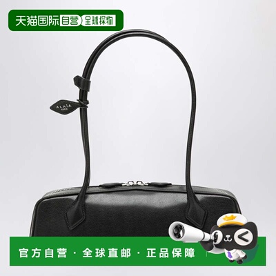 香港直邮alaia 女士 Teckel 黑色皮革包包 AA1S06033CA212LE999