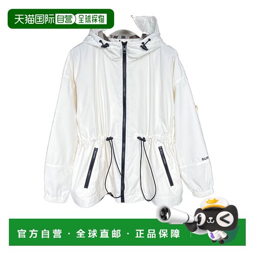 香港直邮BURBERRY 女士西服 80842611 SS2025 白色 长袖休闲夹克