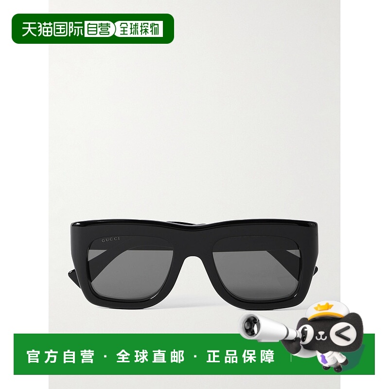 1h可退 香港直邮Gucci 古驰 男士 大号D形框醋纤太阳眼镜 GG1811S
