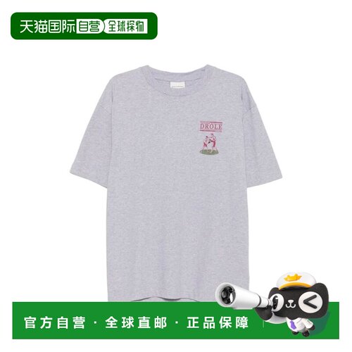 欧洲直邮Drole De Monsieur 男士T恤 MTS342CO248【付后1h可退】