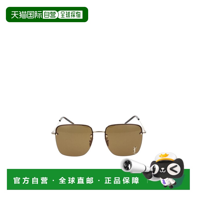香港直邮Saint Laurent 徽标太阳镜 SL312M