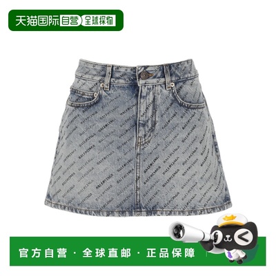 1h可退 香港直邮24FW 牛仔迷你半身裙 Women