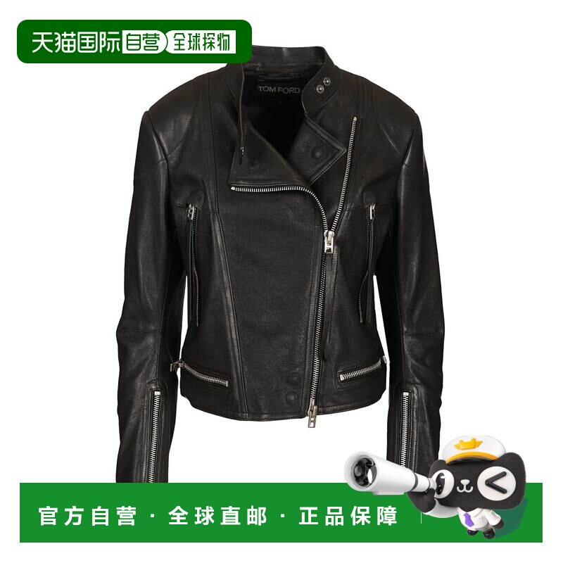 1h可退 香港直邮TOM FORD 女士皮衣 CSL788LEX402LB999 AW2025 黑