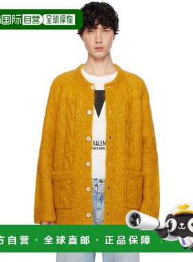 香港直邮Valentino 华伦天奴 男士 黄色开衫 6V3KA04KAPB