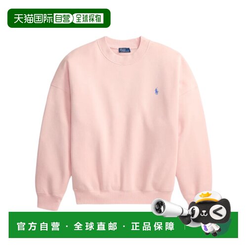 1h可退 香港直邮polo ralph lauren 女士 圆领logo卫衣 26SS长袖
