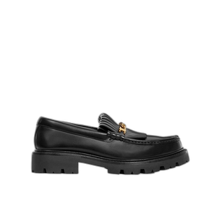 香港直邮Celine 圆头乐福鞋 356743602C厚底女鞋一脚蹬