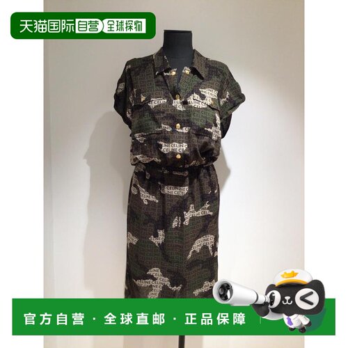 1h可退 香港直邮CELINE 女士连衣裙 2R88E361R38CF AW2022 黑色 S