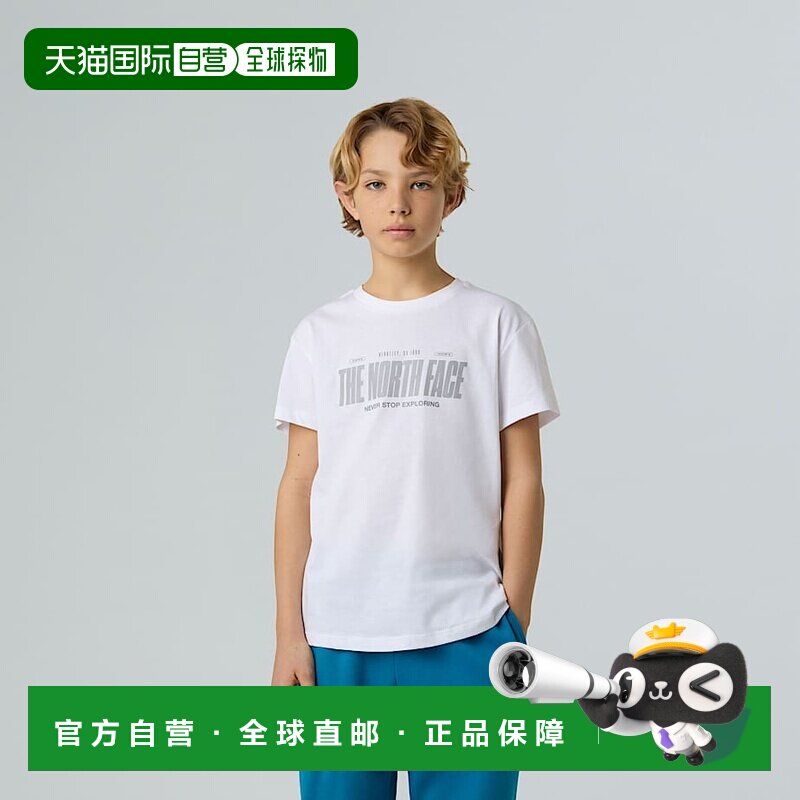 欧洲直邮北面 男童反光Logo休闲T恤 THE NORTH FACE图片
