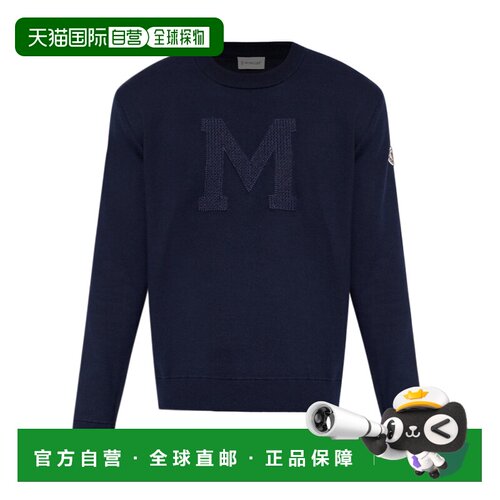 1h可退 香港直邮Moncler/盟可睐 男士 圆领长袖针织衫 26FW卫衣