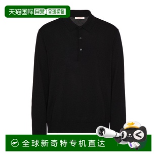 VLOGO 羊毛 香港直邮Valentino 刺绣长袖 5V0KP03JAH5翻领 POLO 衫