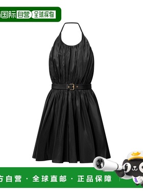 自营LV路易威登 Robe à ceinture et col graphique 休闲裙