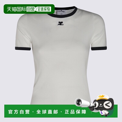 1h可退 香港直邮COURREGES 女士T恤 125JTS017JS02030083 SS2025
