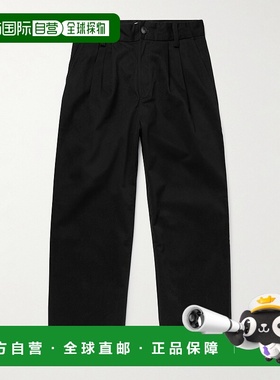 香港直邮1h可退 AGOLDE 男士 Slater 直筒褶裥棉质斜纹布裤子 A66