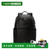 自营欧洲直邮Tumi途明 Voyageur女士黑色 枪灰色皮革拉链开合双肩