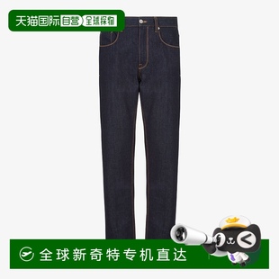 五口袋牛仔裤 1h可退 男士 香港直邮Fendi FLP288AUAG 芬迪