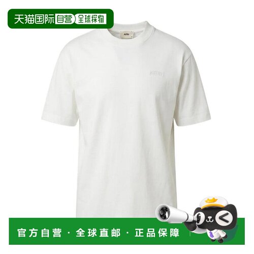 香港直邮AUTRY 男士T恤 TSPX111A AW2026 白色 logo 短袖T恤