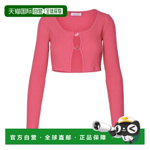 1h可退 香港直邮Blumarine 蓝色情人 女士 长袖短款针织衫 2M438A