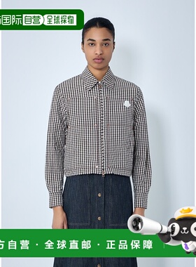 香港直邮Moncler 盟可睐 女士 方格棉布格纹衬衫式夹克 L10932F00