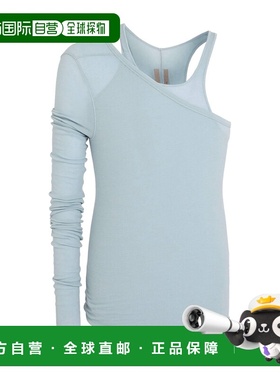 香港直邮rick owens 瑞克 欧文斯 男士 T恤 blue蓝色 舒适时尚