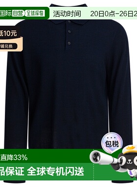 1h可退 香港直邮VINCE 男士 美利奴羊毛Polo衫 M05196453A403CBLB