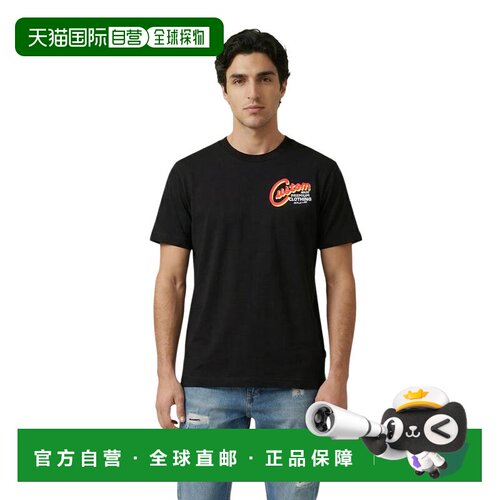 欧洲直邮REPLAY 男士T恤 M33520002660098 SS2026 黑色 REGULAR M