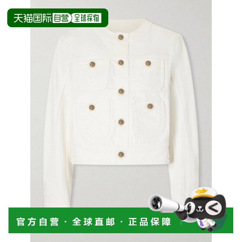 美国直邮Balmain 巴尔曼 女士 牛仔布夹克 HF1TC225DG14