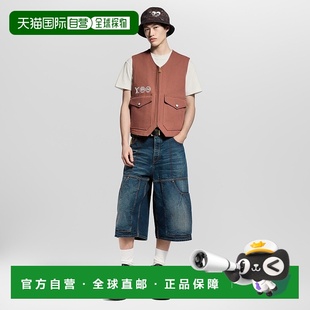 陶土棕棉肖像图案马甲 男士 自营1h可退 欧洲直邮LV路易威登