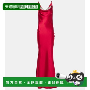 真丝缎面礼服 1h可退 女士 范思哲 001180连衣裙 香港直邮Versace