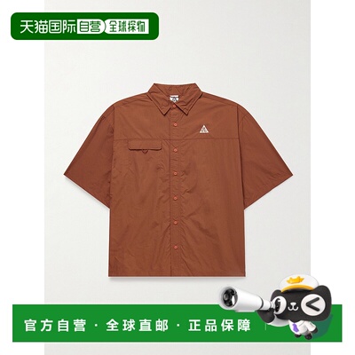 香港直邮Nike 耐克 男士 ACG Orb Weaver 宽松款Logo刺绣尼龙衬衫