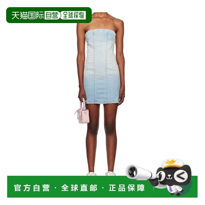 香港直邮Amiri MA Bustier 牛仔连衣裙 AWDNRS1004包臀裙