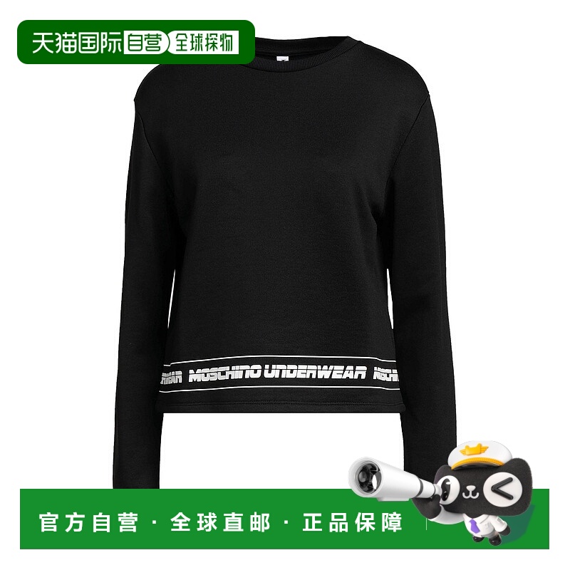 1h可退 香港直邮Moschino 莫斯奇诺 女士 睡衣 black黑色 舒适时