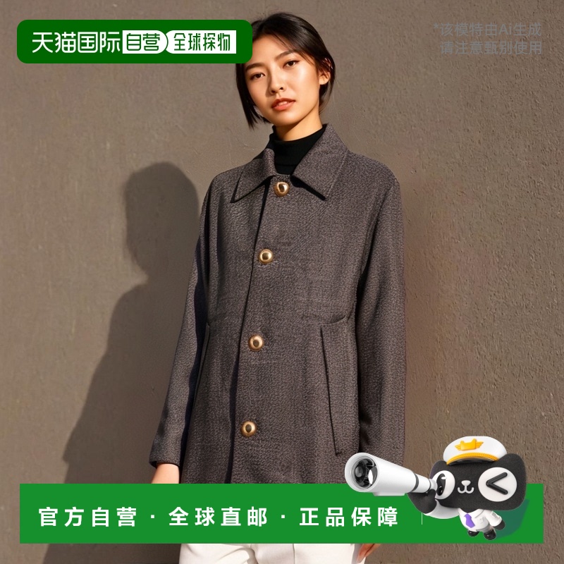 1h可退 香港直邮Ami Paris 女士 外套 FCO214WV0056 brown棕色 舒