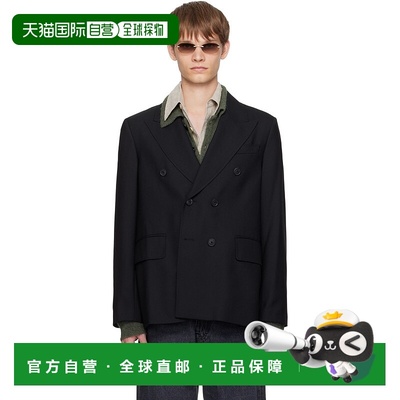 1h可退 香港直邮Our Legacy 男士 黑色 Unstructured DB 西装外套