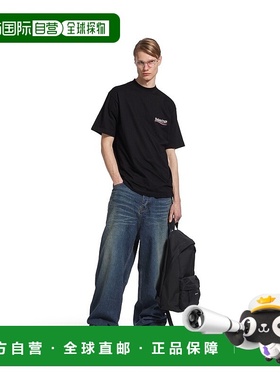 自营欧洲直邮Balenciaga巴黎世家 Political Campaign男士logo短T